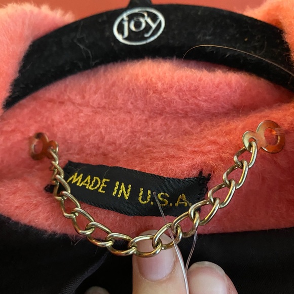 Vintage pink midi trench coat medium - Picture 9 of 10